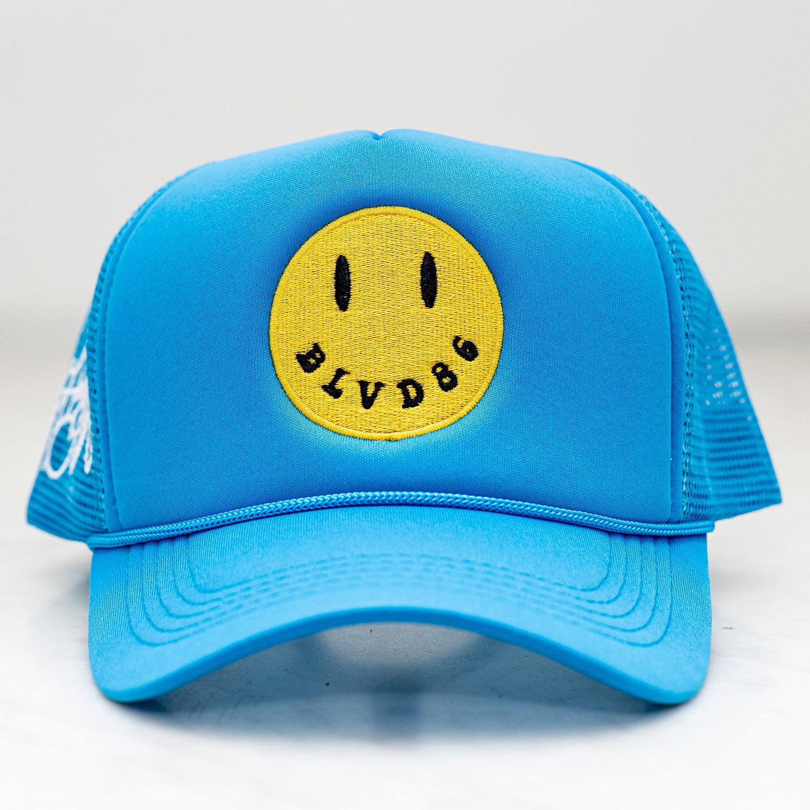 ★THE MUSEUM VISITOR★ SMILE LOGO WASHED BALLCAP BLUE 13438 SMILE LOGO WASHED BALLCAP (BLUE) : THE MUSEUM VISITOR